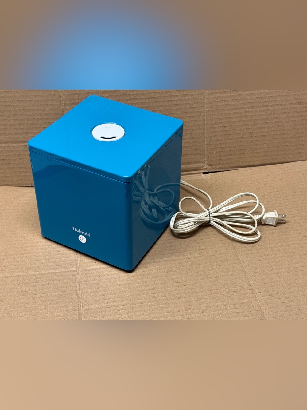 Vintage Holmes Teal Cube Cool Mist Humidifier